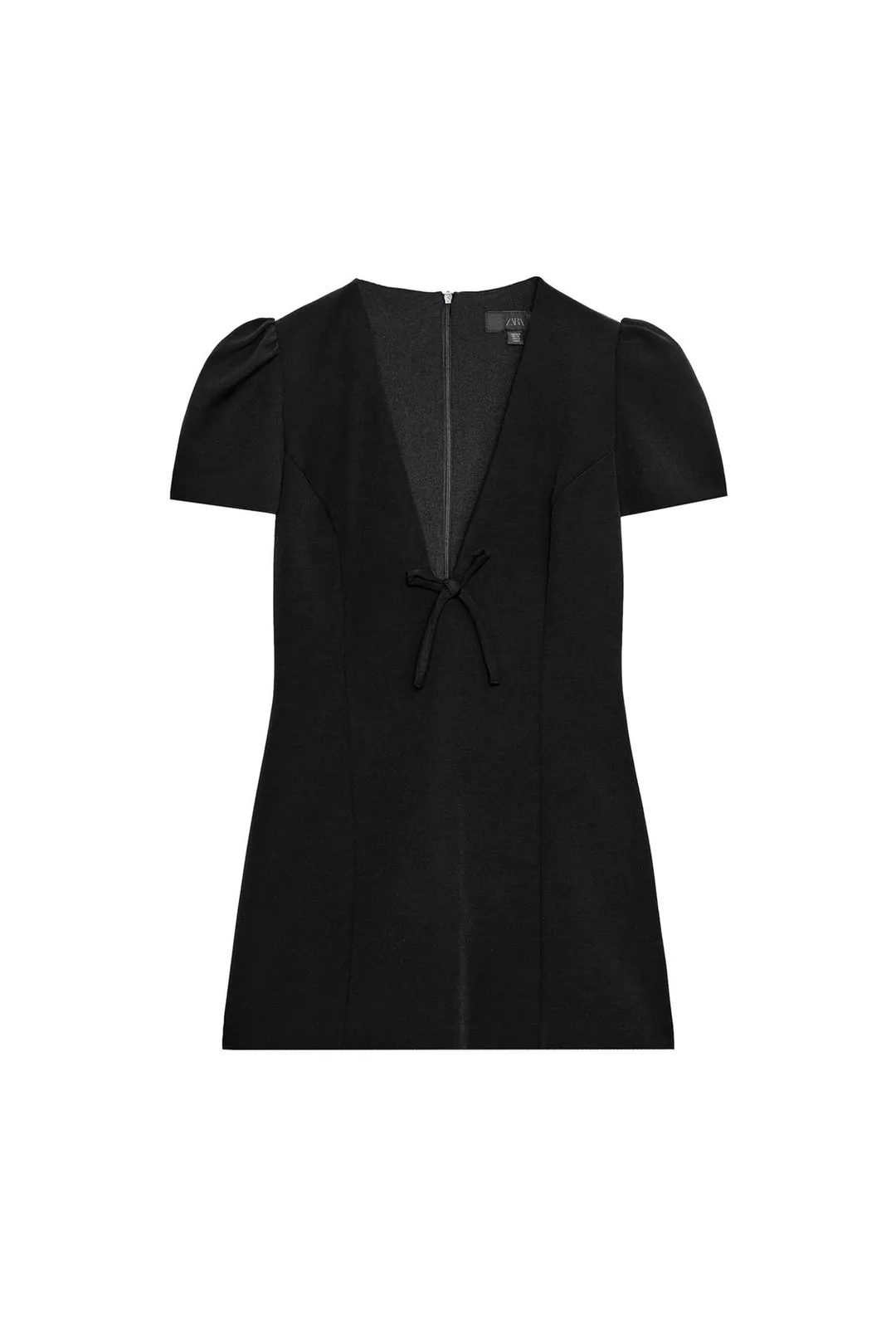 Мини-платье с бантом, Zara