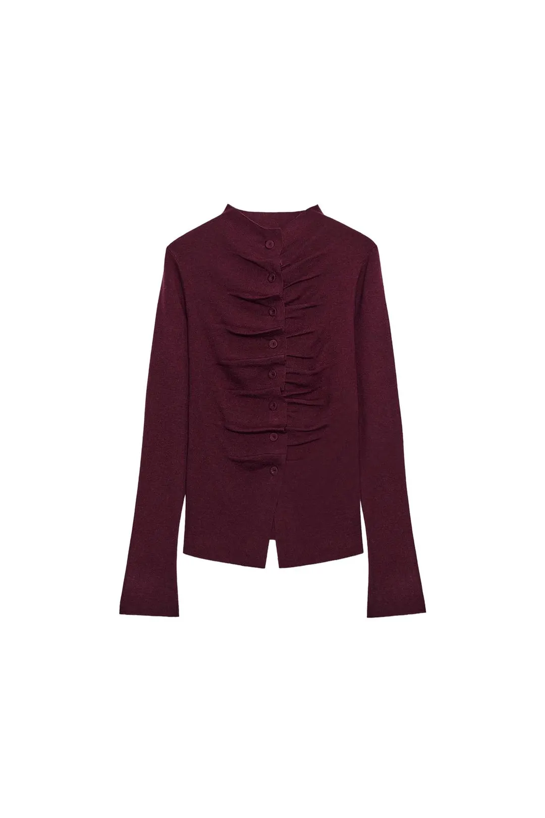 Трикотажный топ с драпировкой, Zara