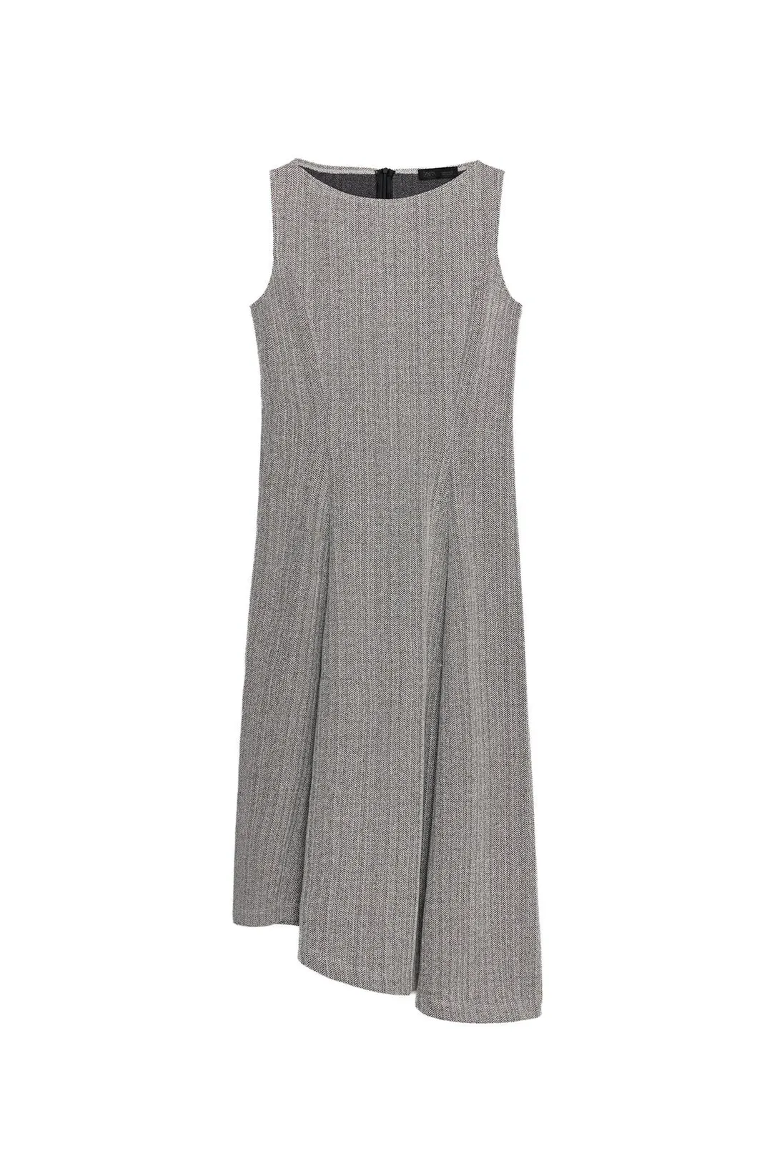 Платье миди асимметричное, Zara