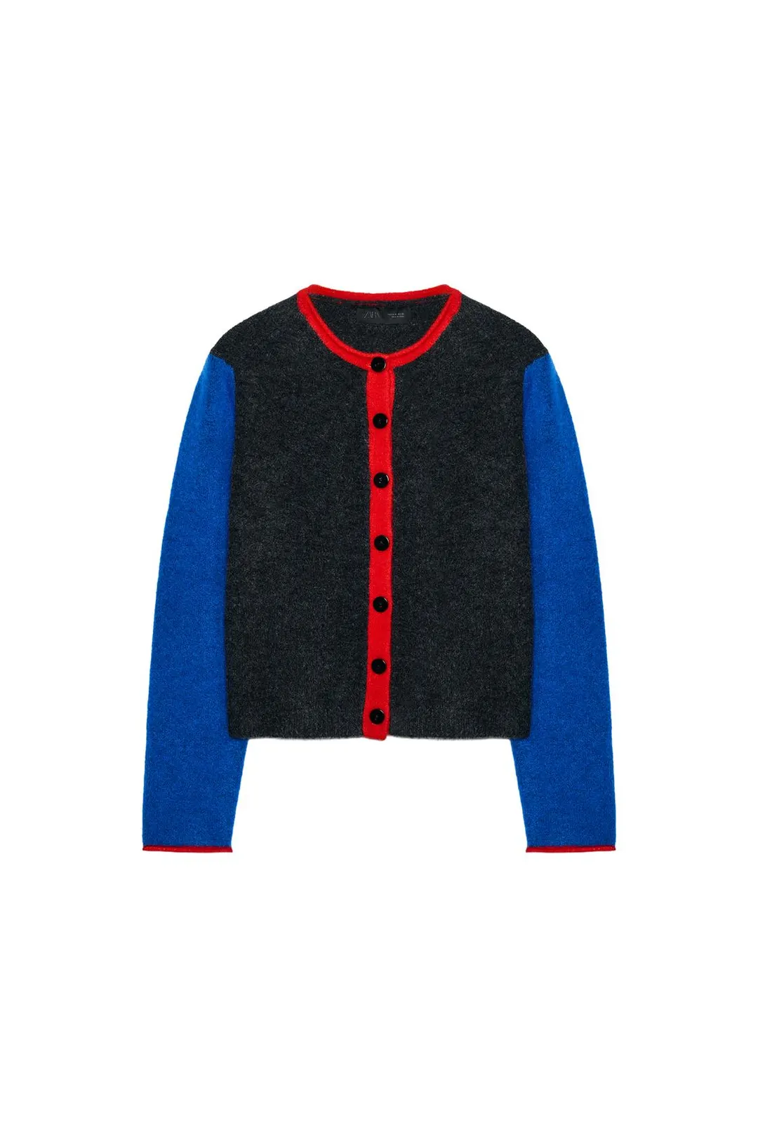 Кардиган в стиле колор-блок, Zara