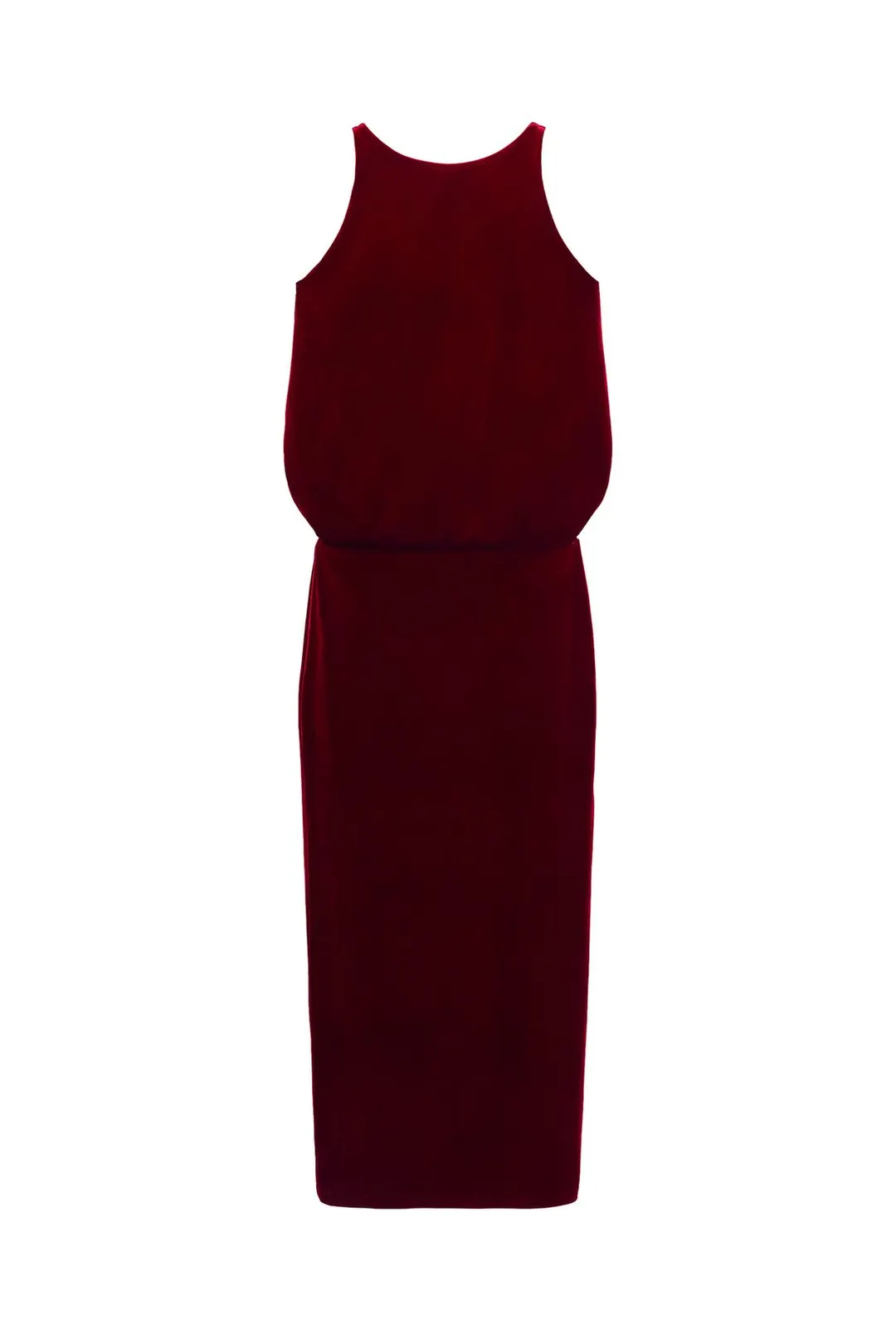 Платье длинное бархатное, Zara