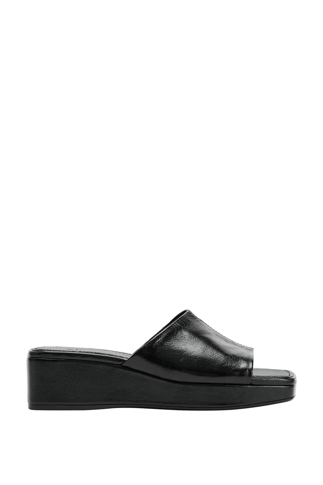 Сандалии из кожи на платформе, Zara