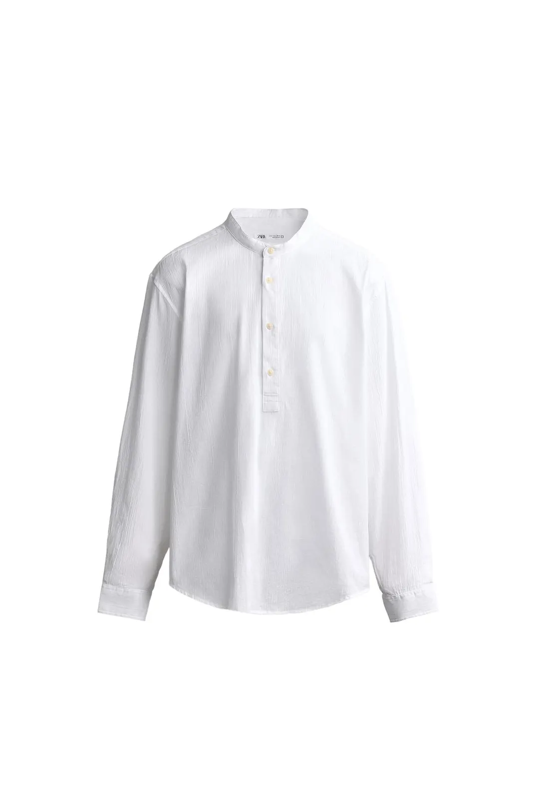 Поло с эффектом жатой ткани, Zara