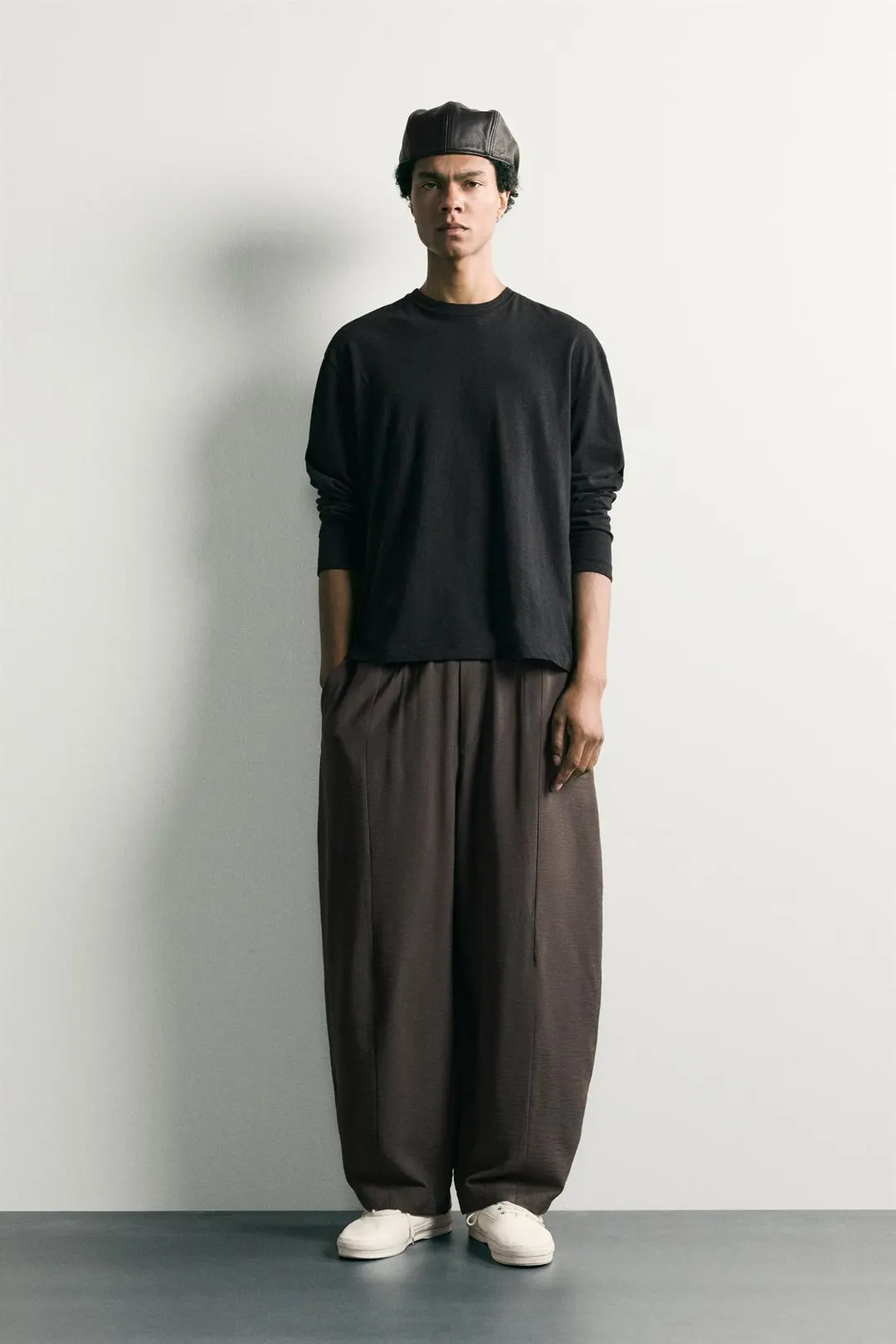 Брюки струящиеся фасона баллон, Zara