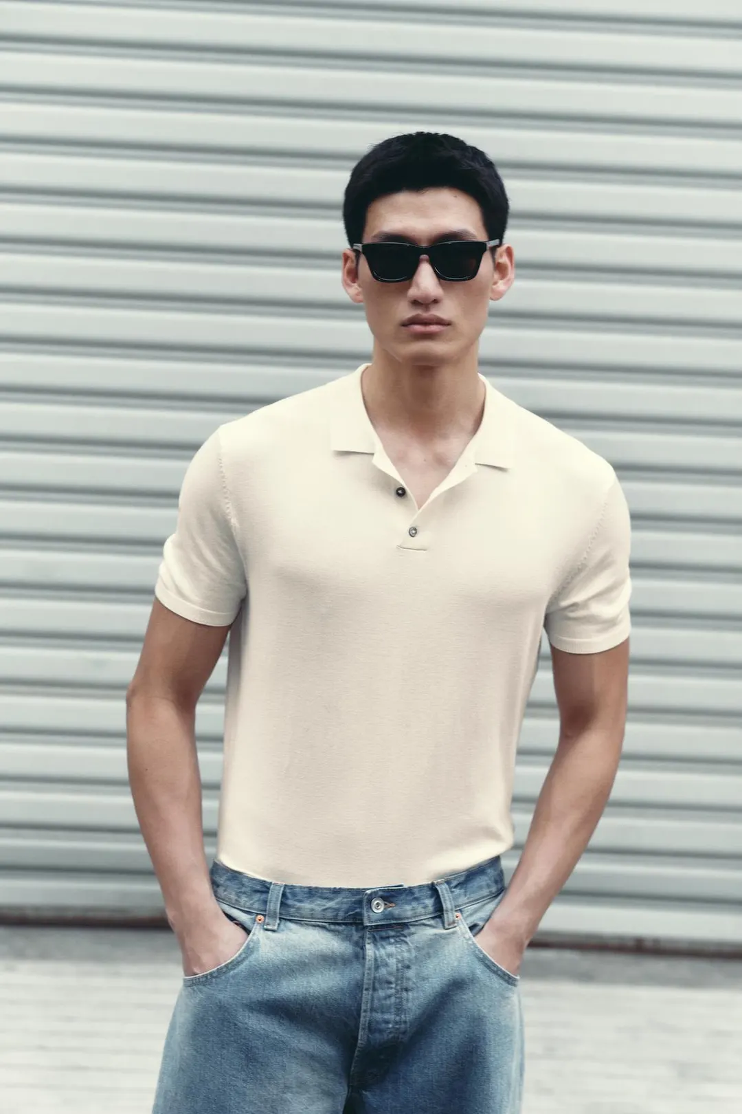 Поло вязаное стандартного кроя, Zara