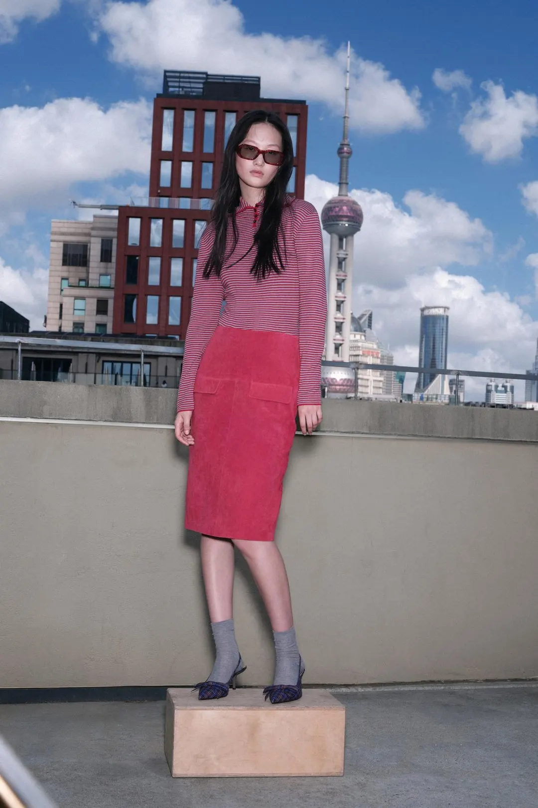 Джемпер в полоску из смесовой шерсти, Zara