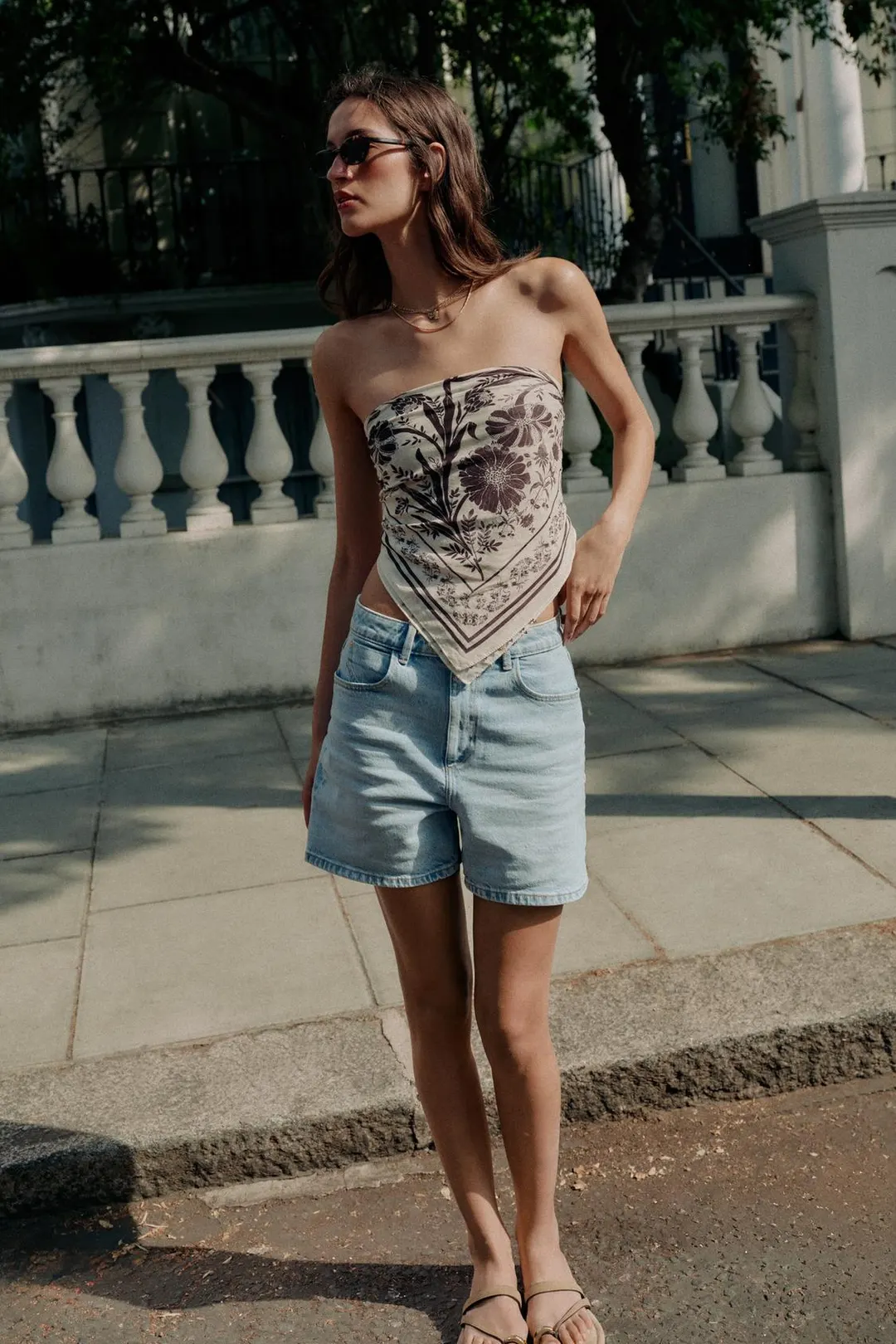 Шорты mom fit Z1975, Zara