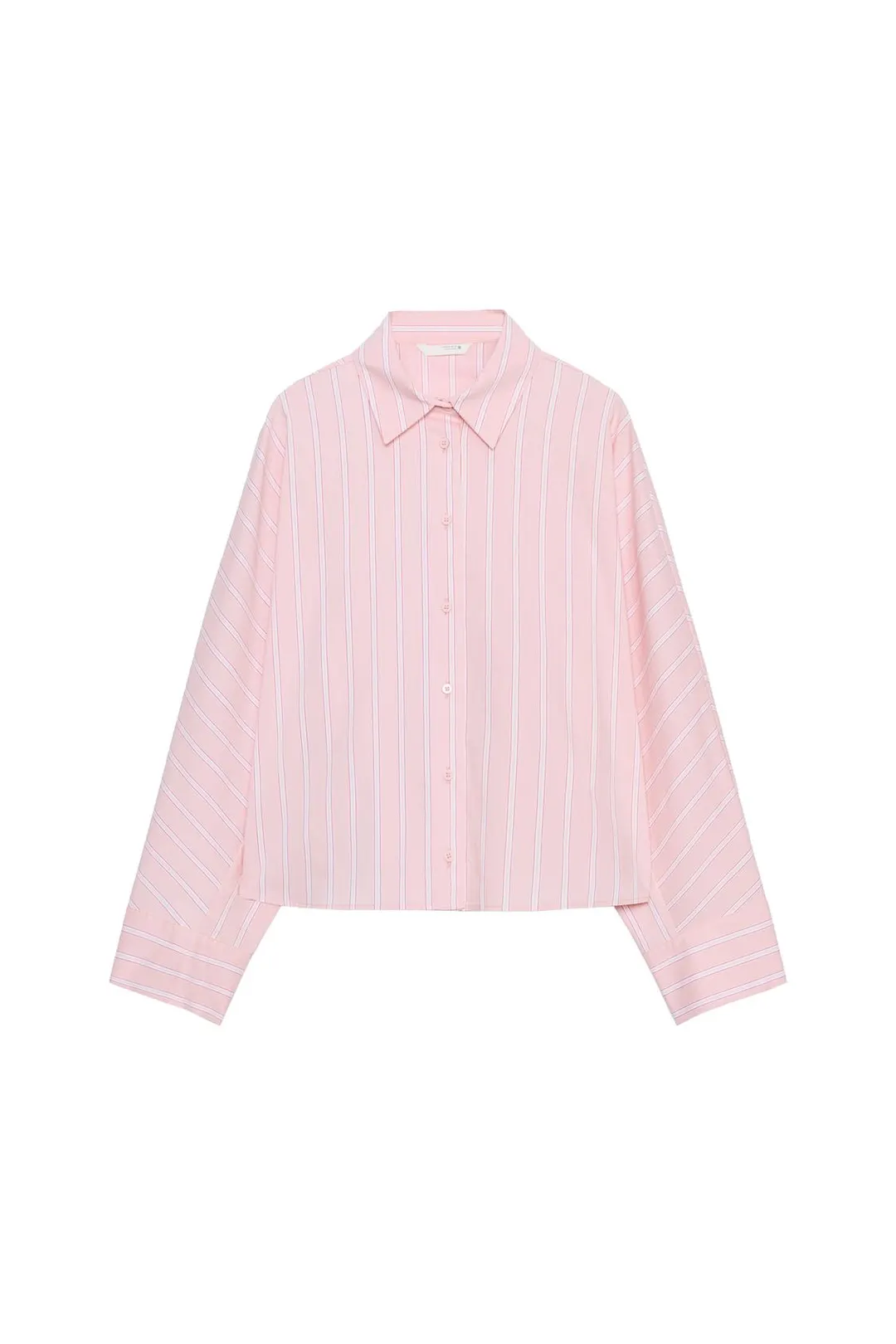 Рубашка в полоску с широкими проймами, Zara