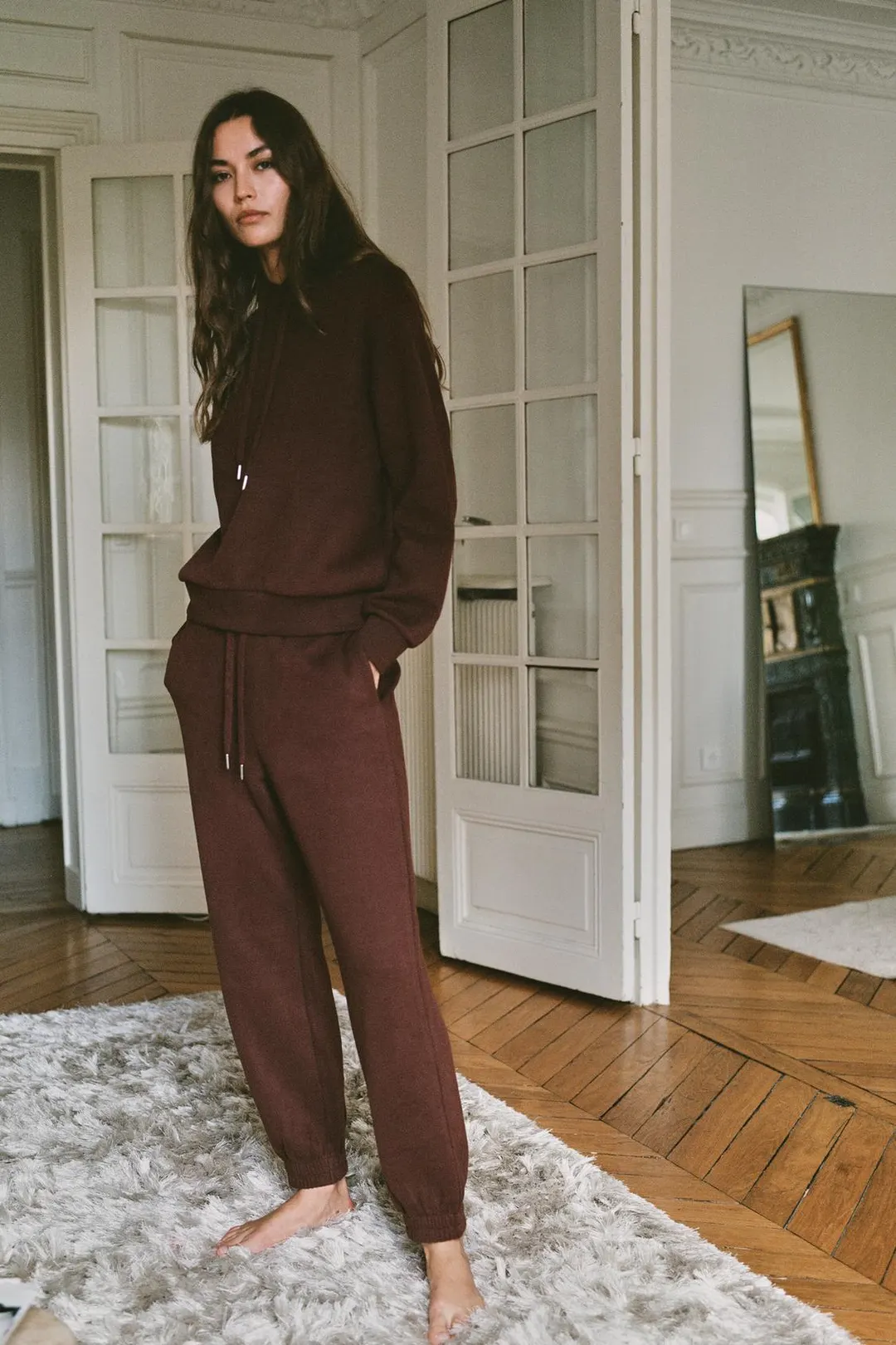 Базовые брюки с отворотами, Zara
