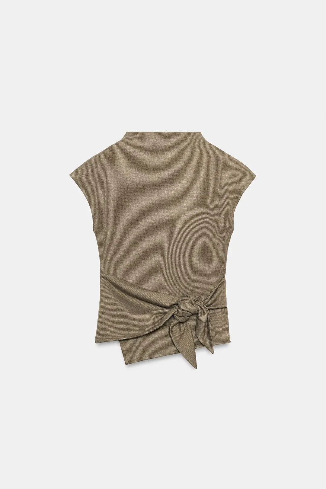 Мягкий топ с бантом, Zara