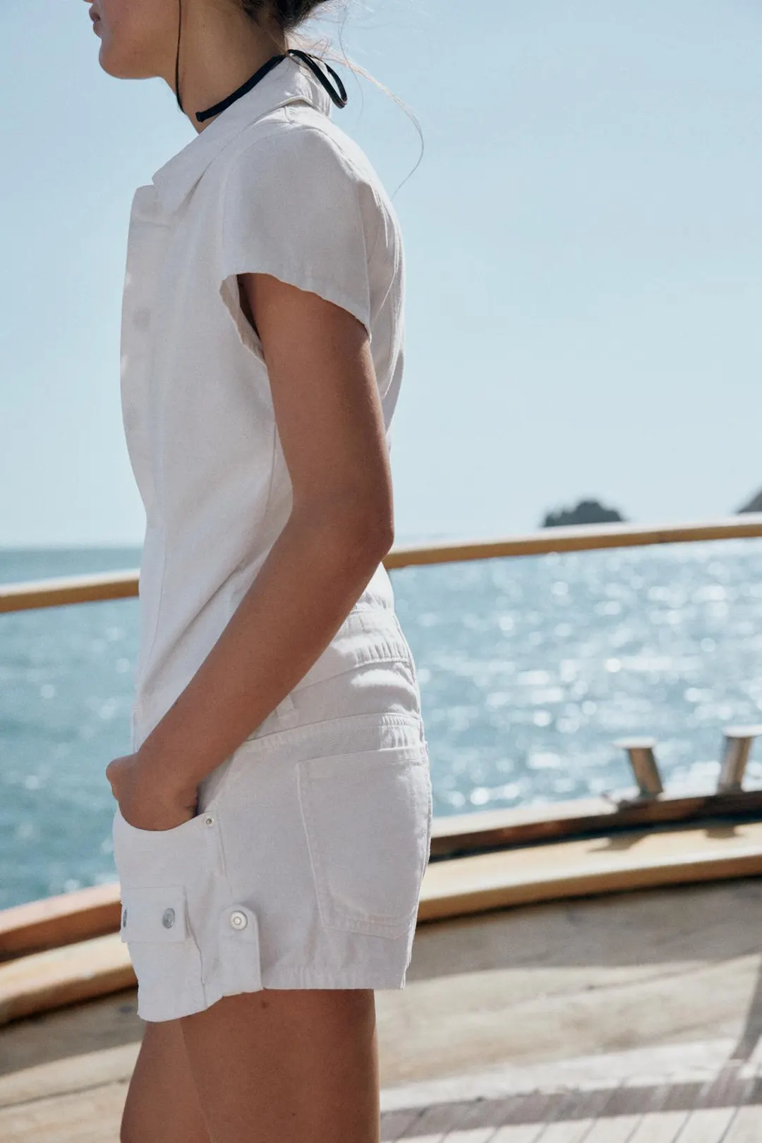 Короткий комбинезон с карманами, Zara