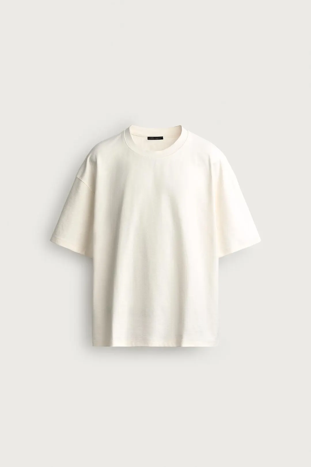 Футболка свободного кроя с декоративными швами, Zara
