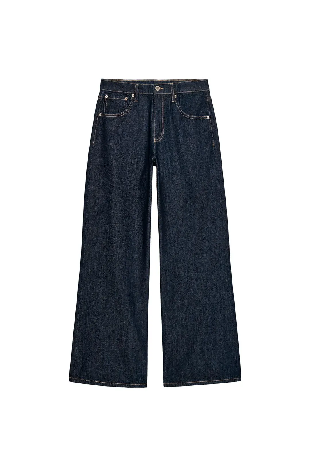 Джинсы широкие с низкой посадкой ZW Collection, Zara