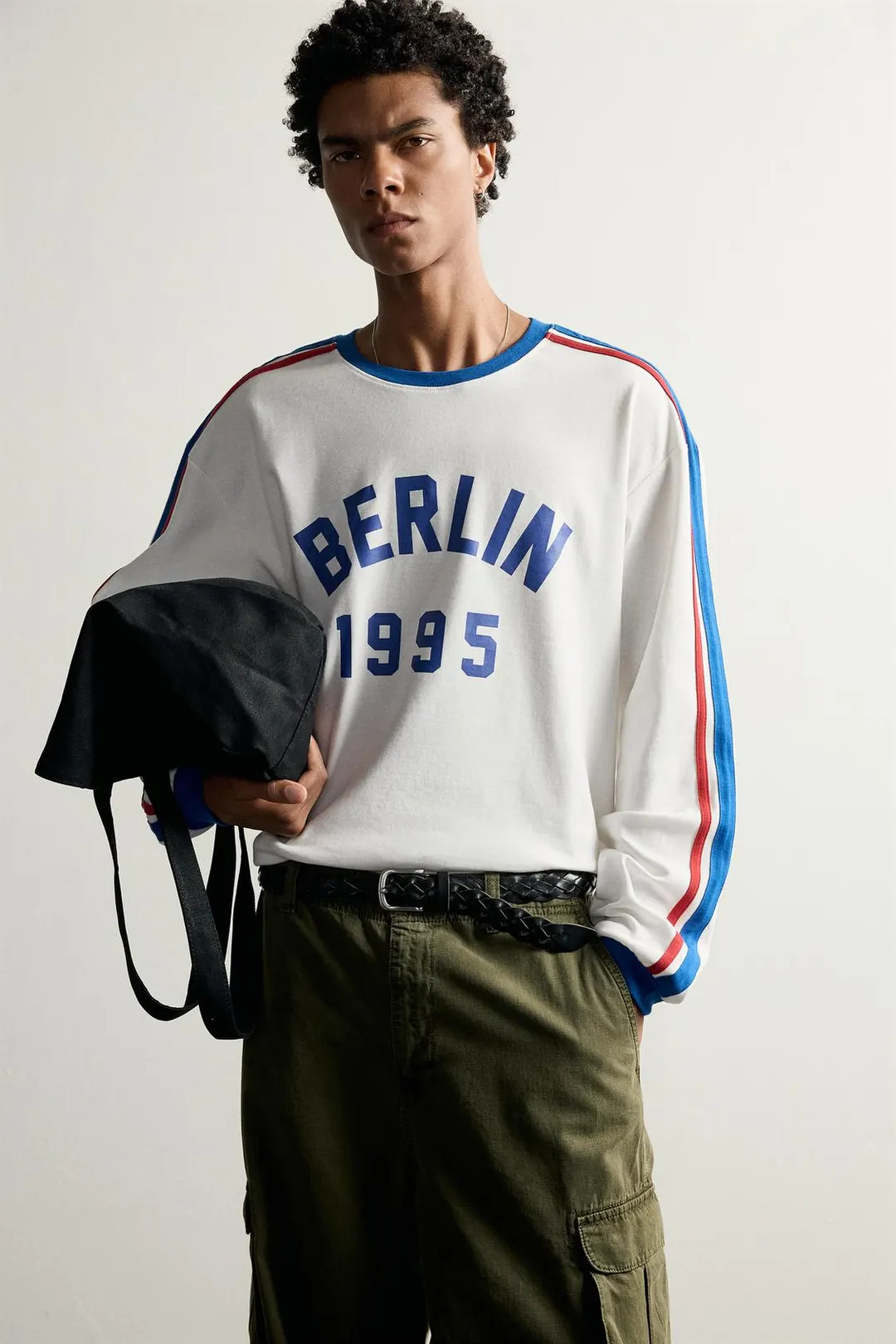 Футболка Berlin с контрастными полосами, Zara