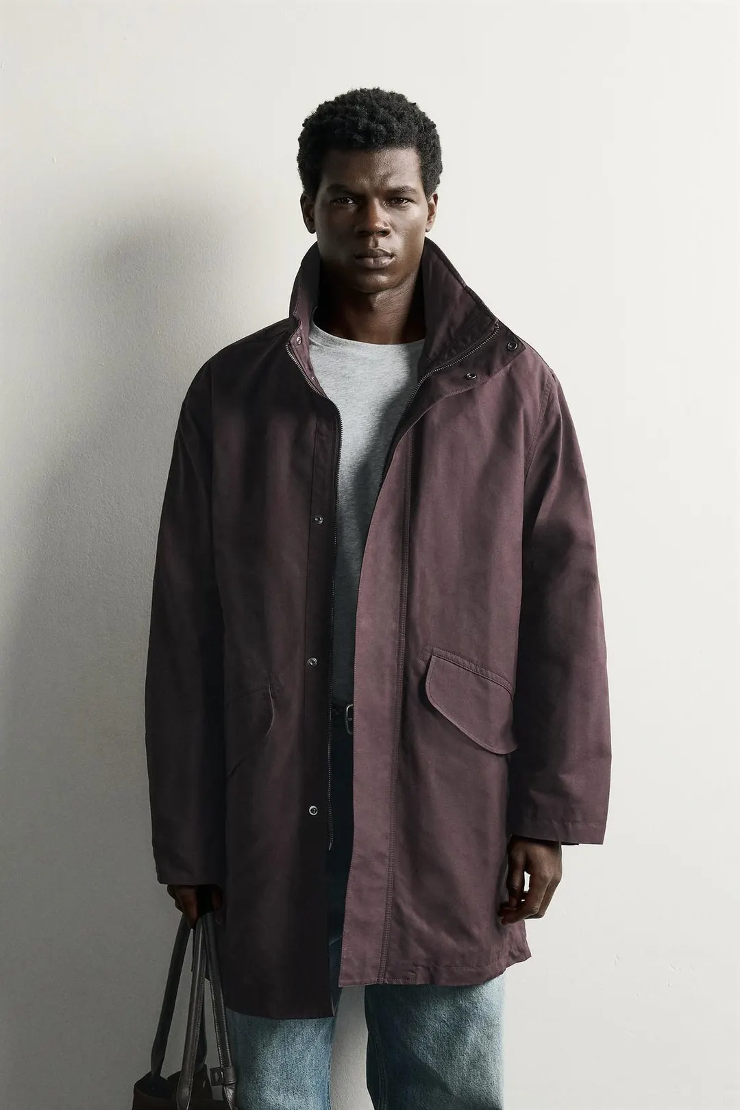Утепленная парка из технологичной ткани, Zara