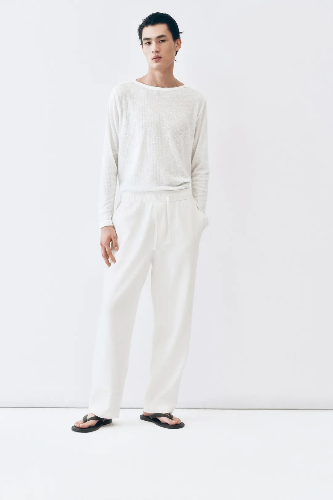Фактурные брюки свободного кроя, Zara