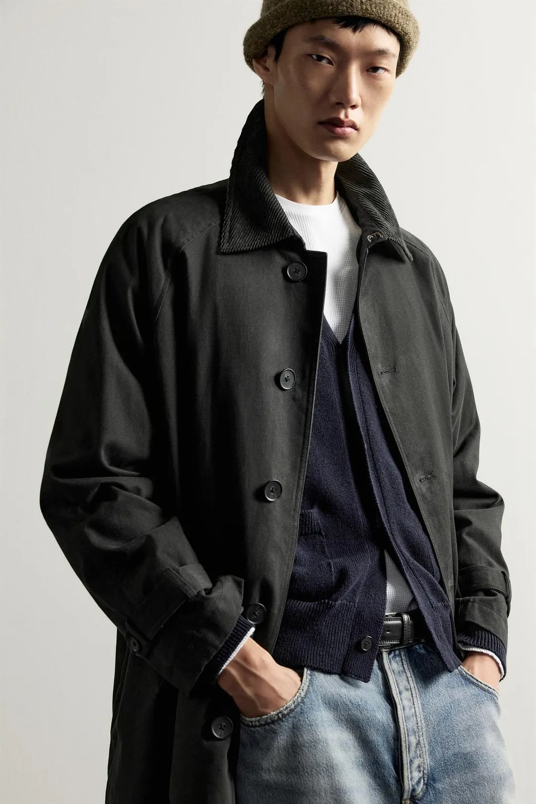 Комбинированный тренч 2 в 1, Zara