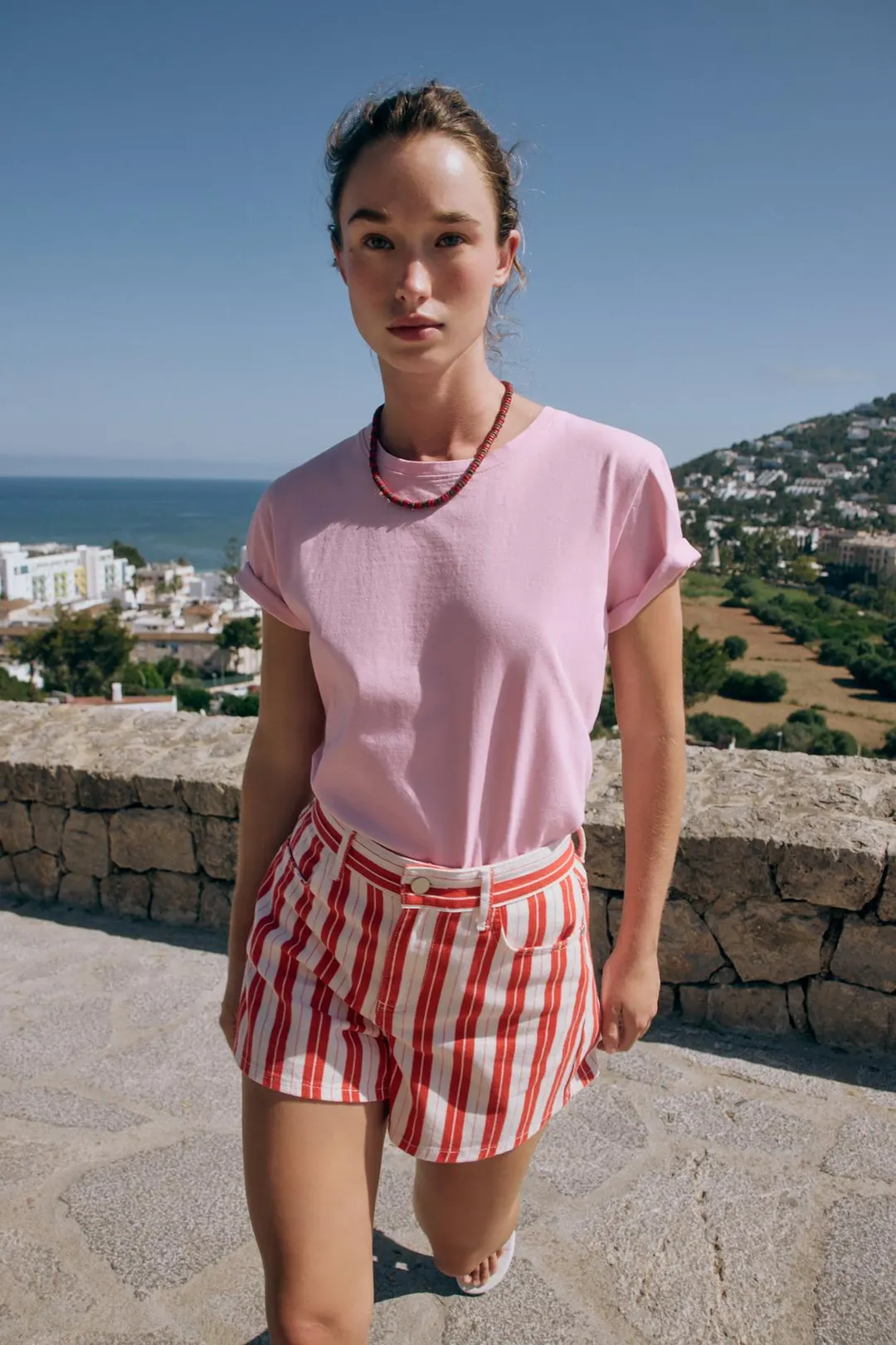 Футболка из фактурного хлопка, Zara