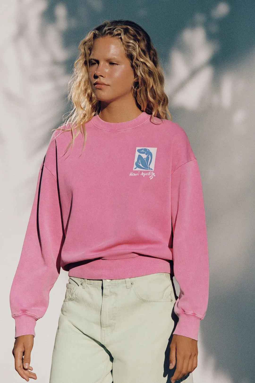 Свитшот Henri Matisse с эффектом стирки, Zara