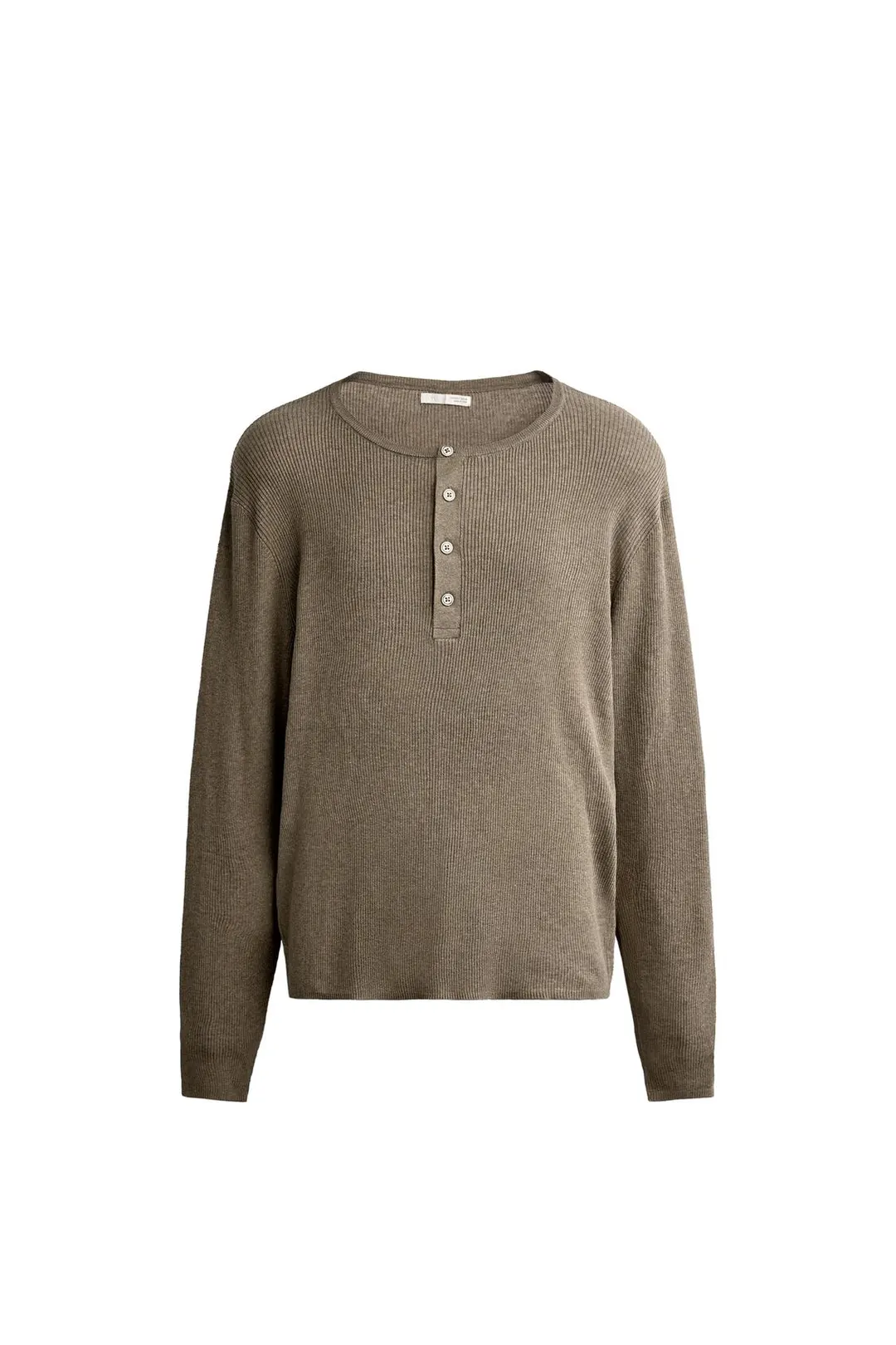 Трикотажная футболка хенли, Zara