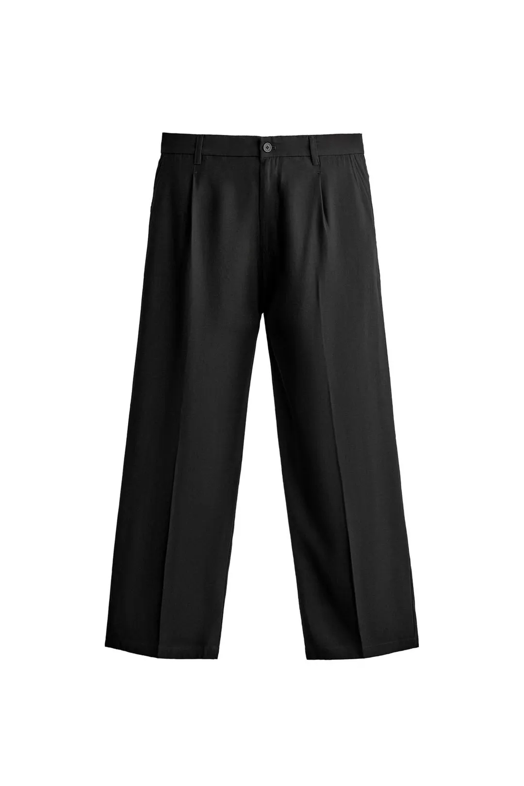Брюки свободного кроя со складками, Zara