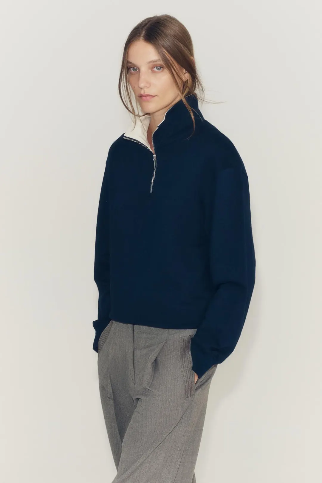 Свитшот на молнии, Zara