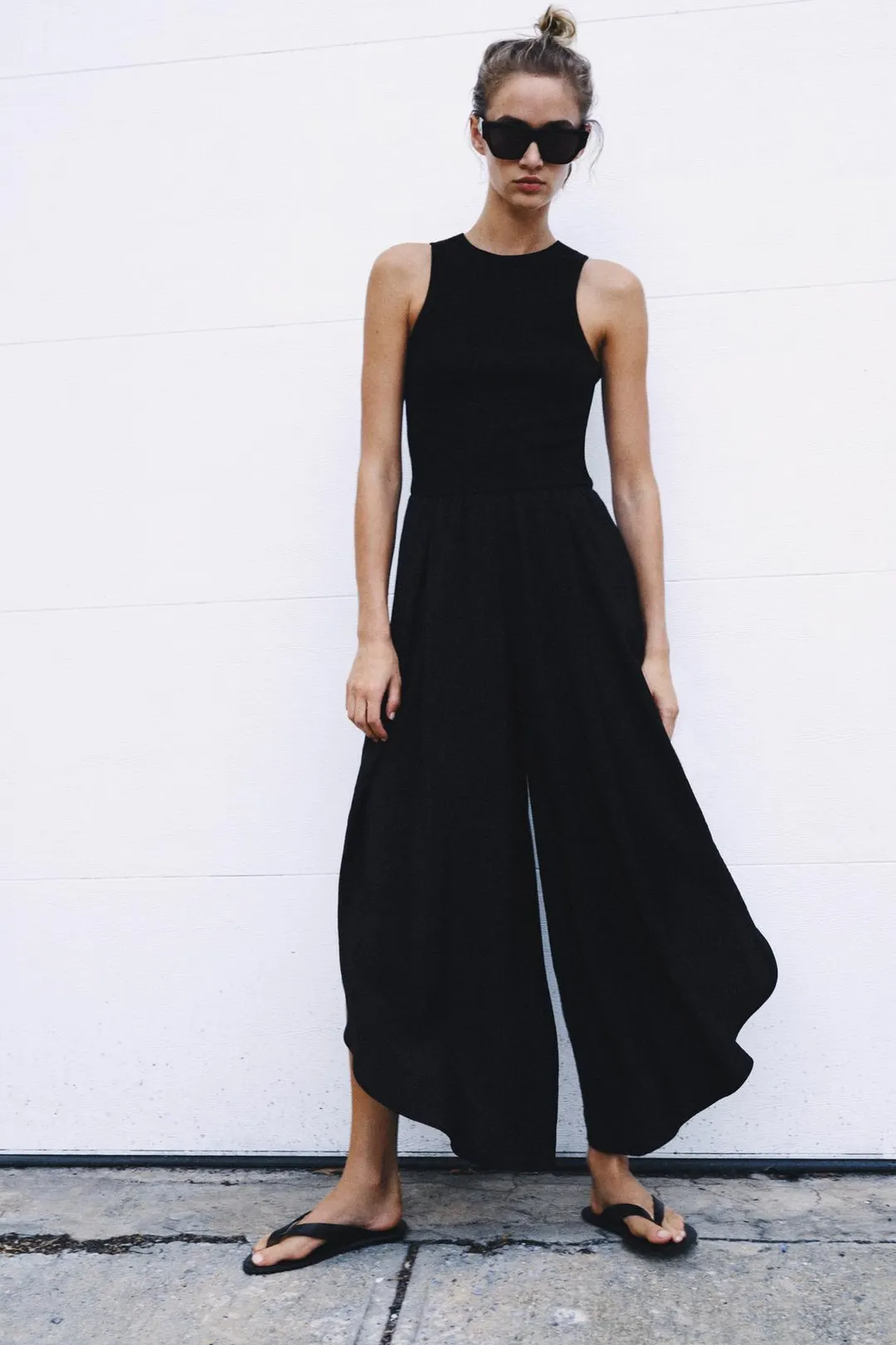 Комбинезон длинный комбинированный, Zara