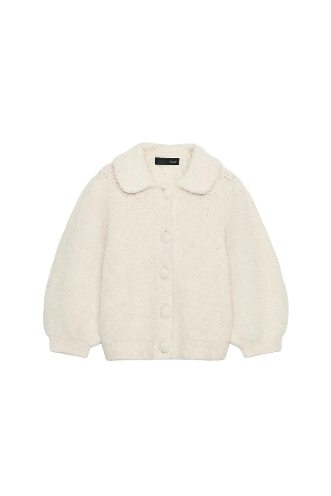 Кардиган с рукавами-фонариками, Zara