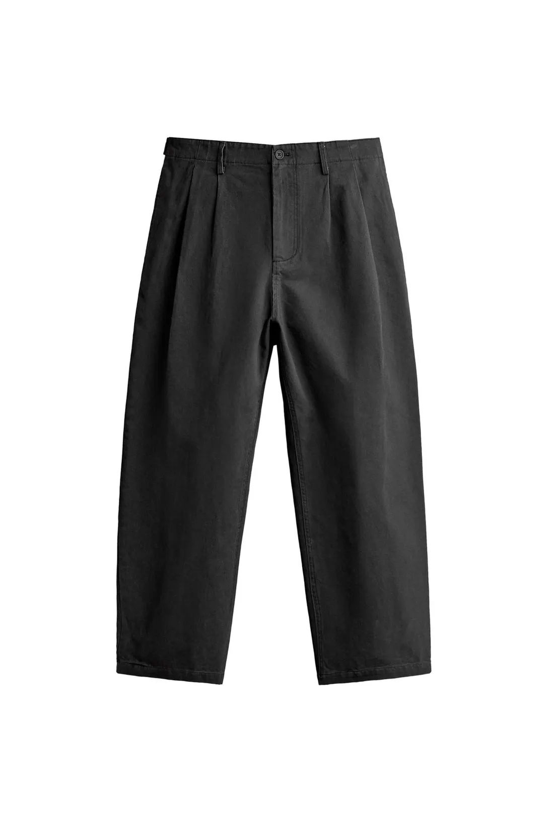 Брюки чинос свободного кроя со складками, Zara