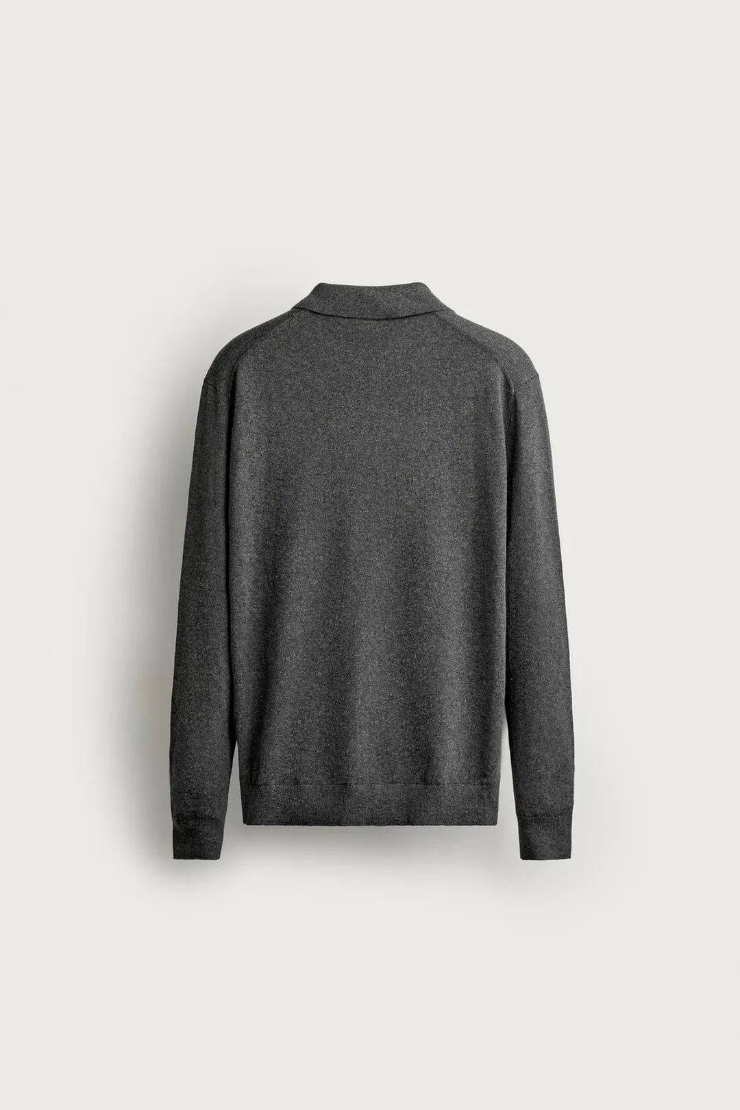Трикотажное поло прямого кроя из смесового хлопка, Zara