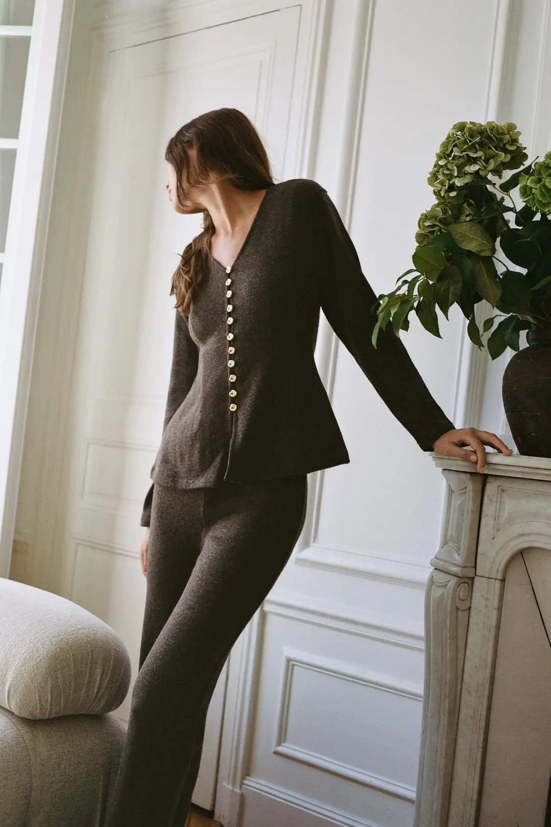Жакет с баской на пуговицах, Zara