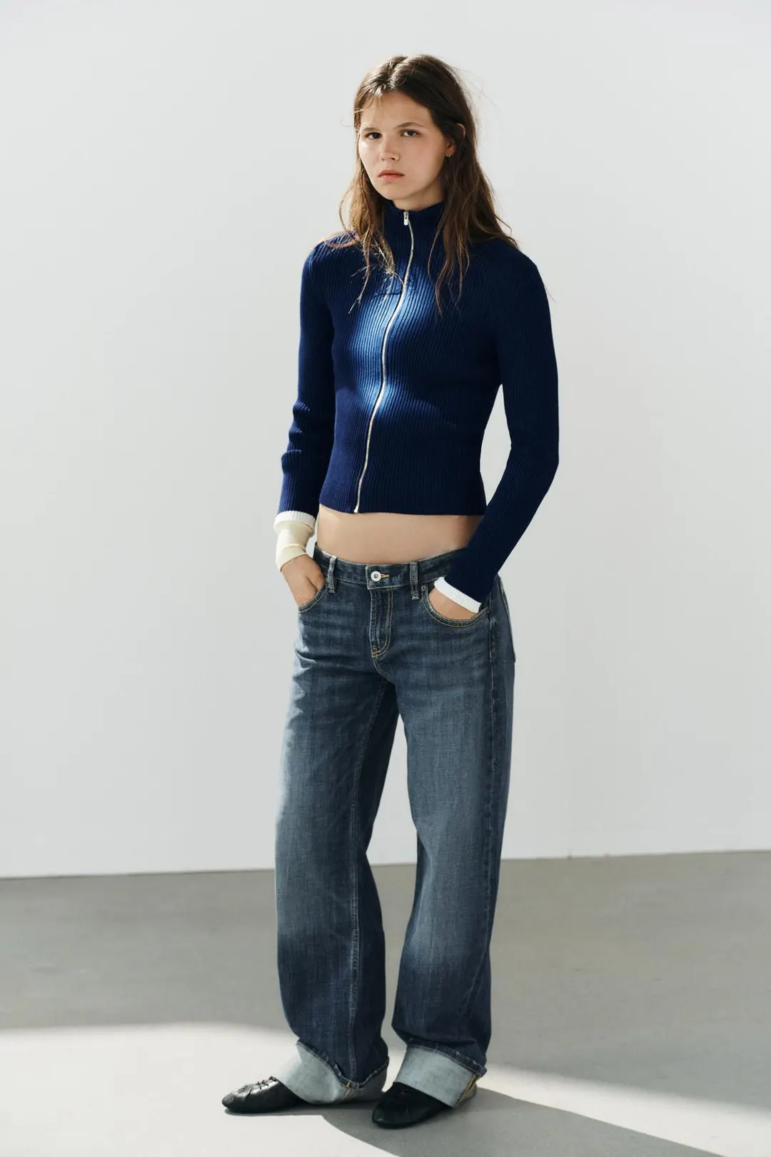 Кардиган в рубчик, Zara