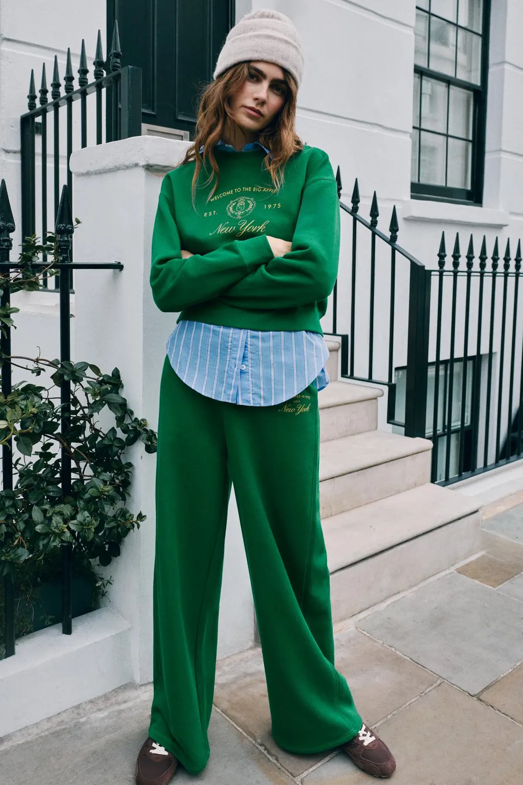 Флисовый свитшот New York, Zara