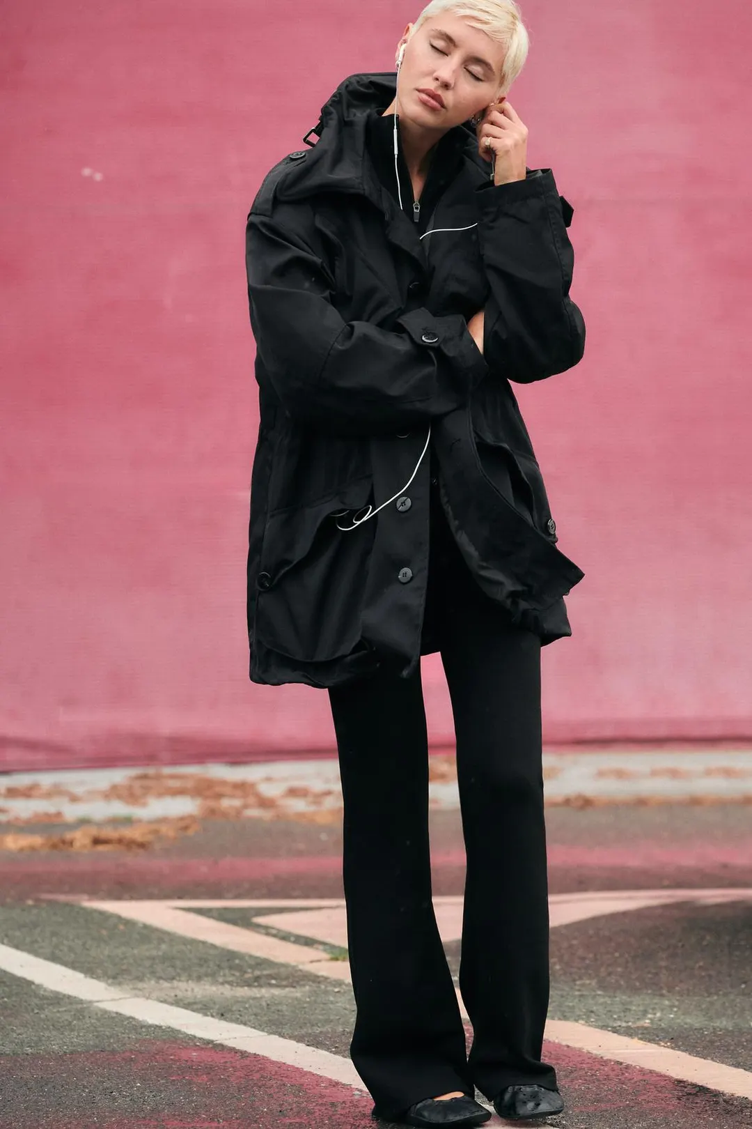 Парка с карманами, Zara