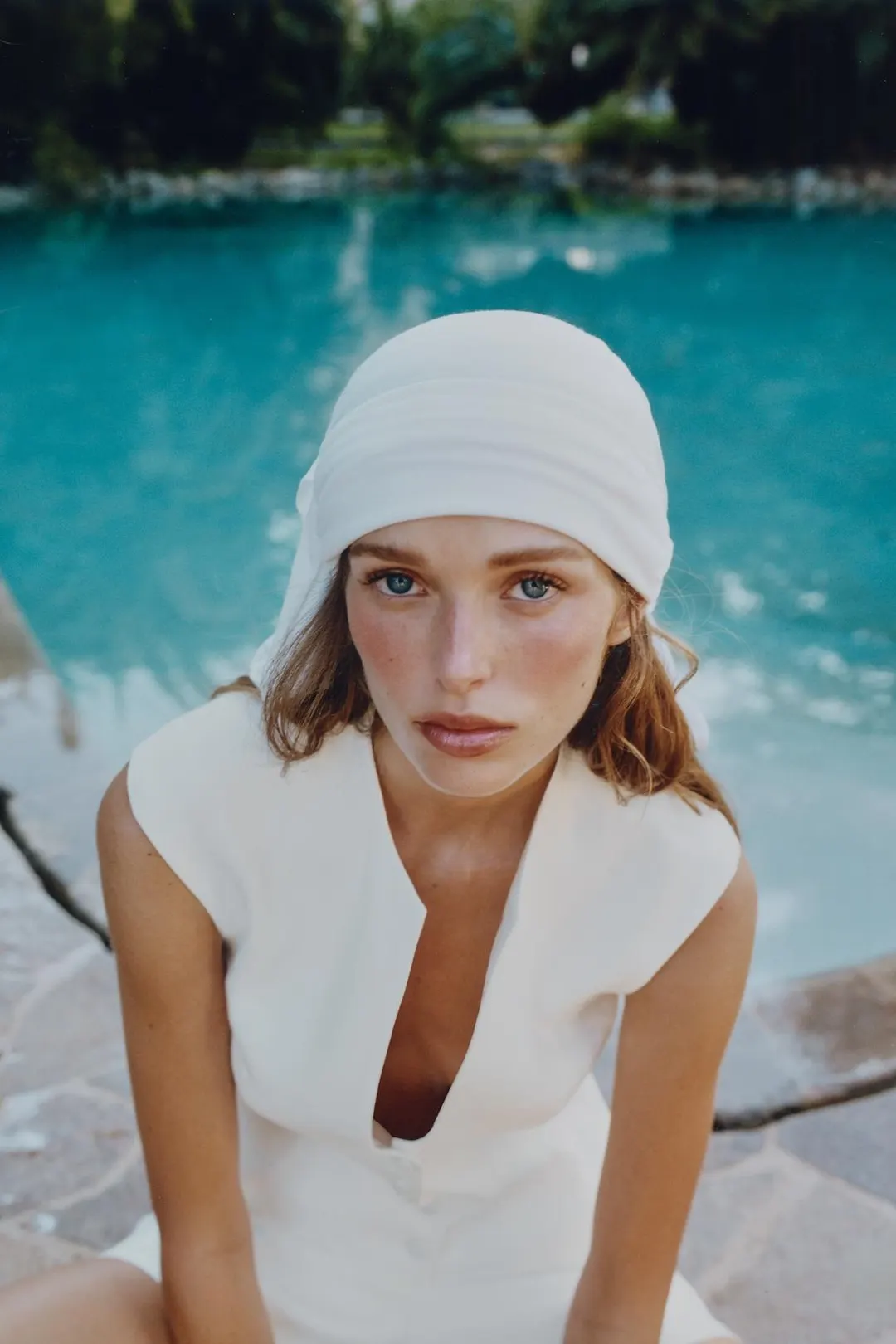 Топ с обтяжными пуговицами, Zara