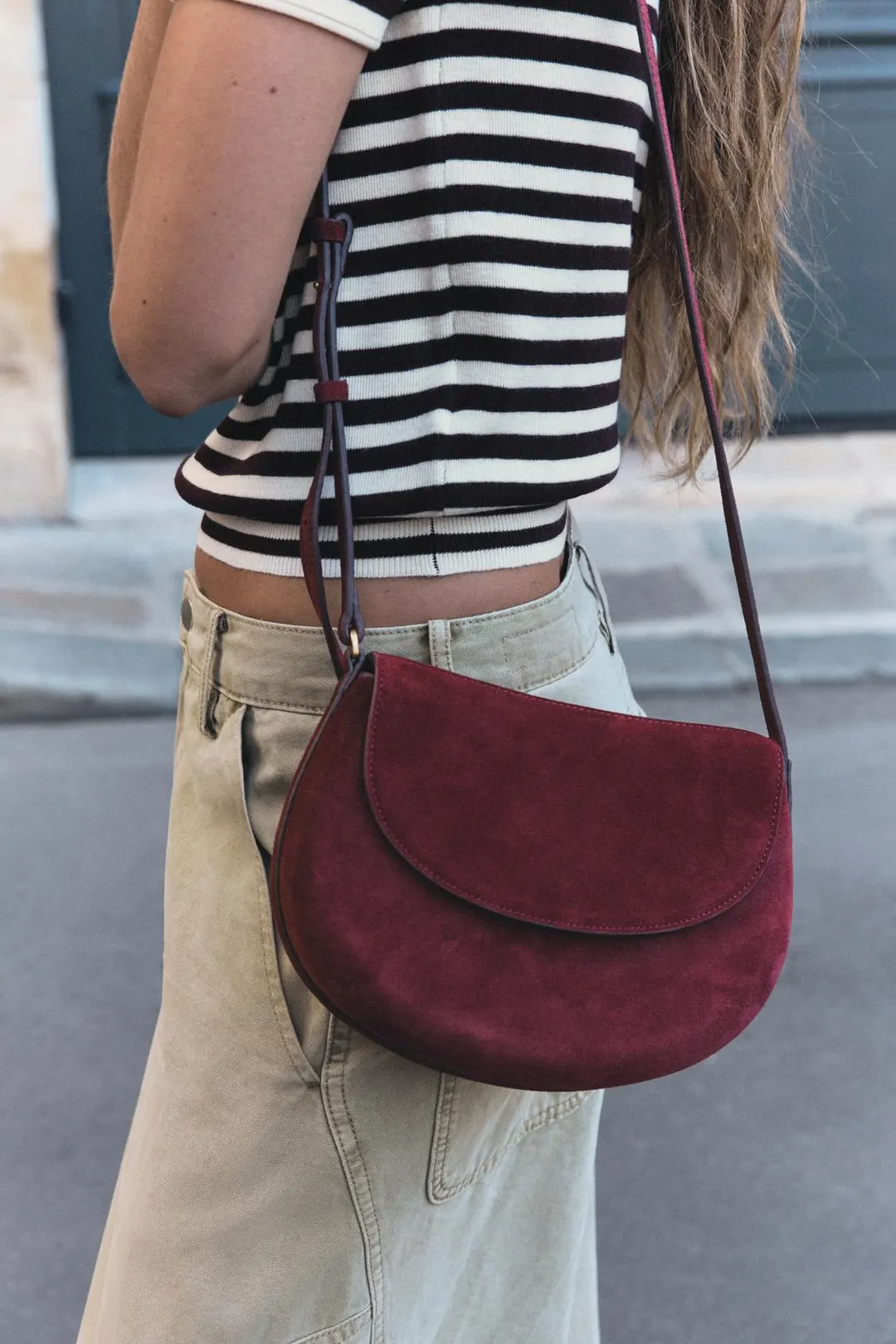 Кожаная сумка через плечо, Zara