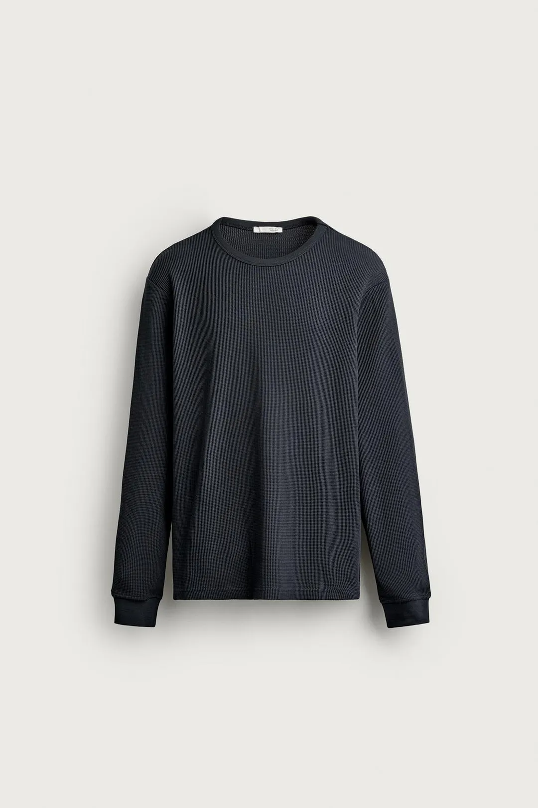 Футболка прямого кроя вафельной вязки, Zara