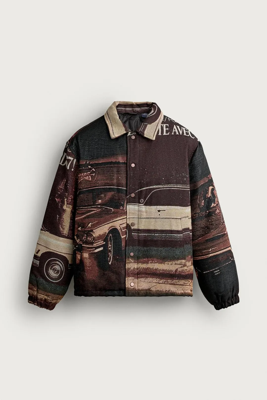 Утепленная жаккардовая куртка FORD ©, Zara