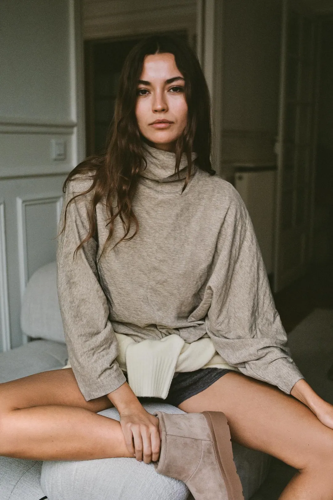 Футболка с рукавами «летучая мышь», Zara