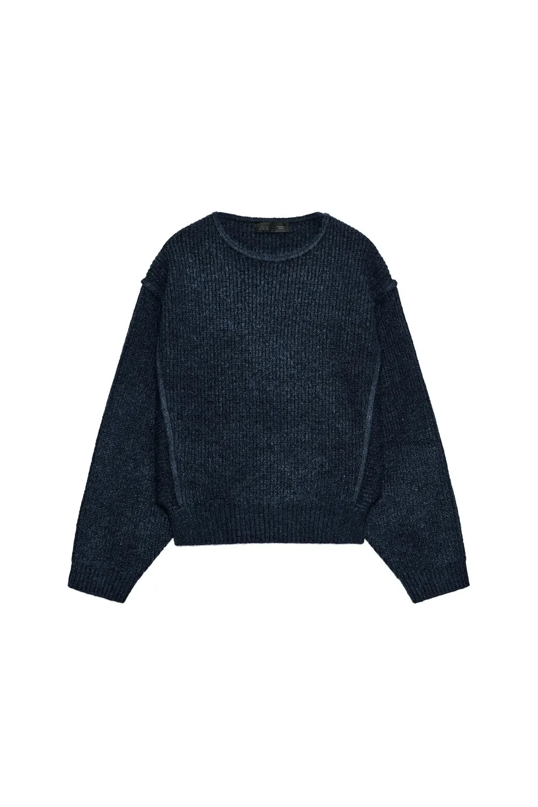 Джемпер трикотажный с широкими проймами, Zara
