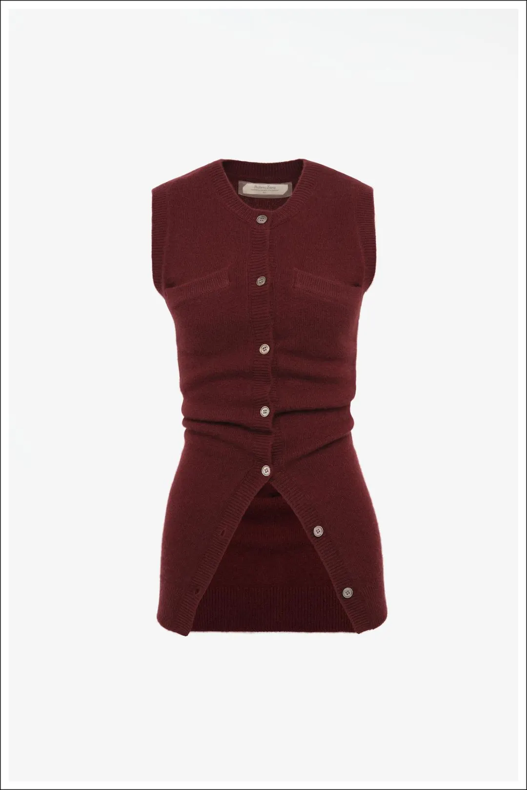 Вязаный жилет из 100% кашемира Limited Edition, Zara