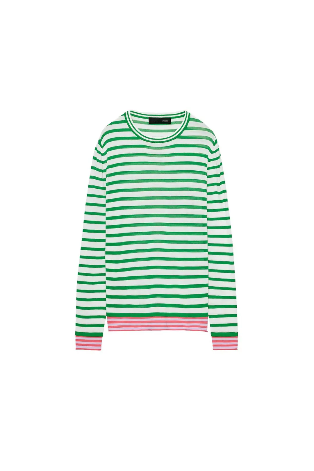 Вязаный джемпер в полоску, Zara