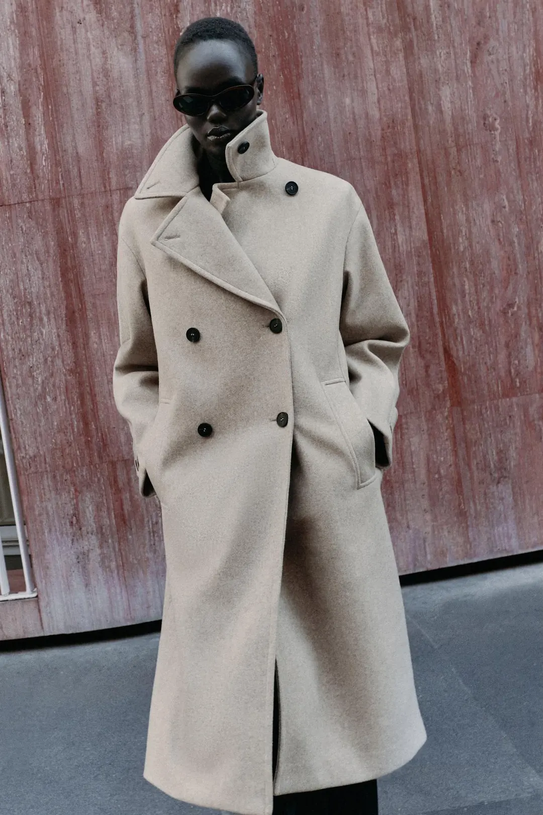 Мягкое пальто оверсайз, Zara