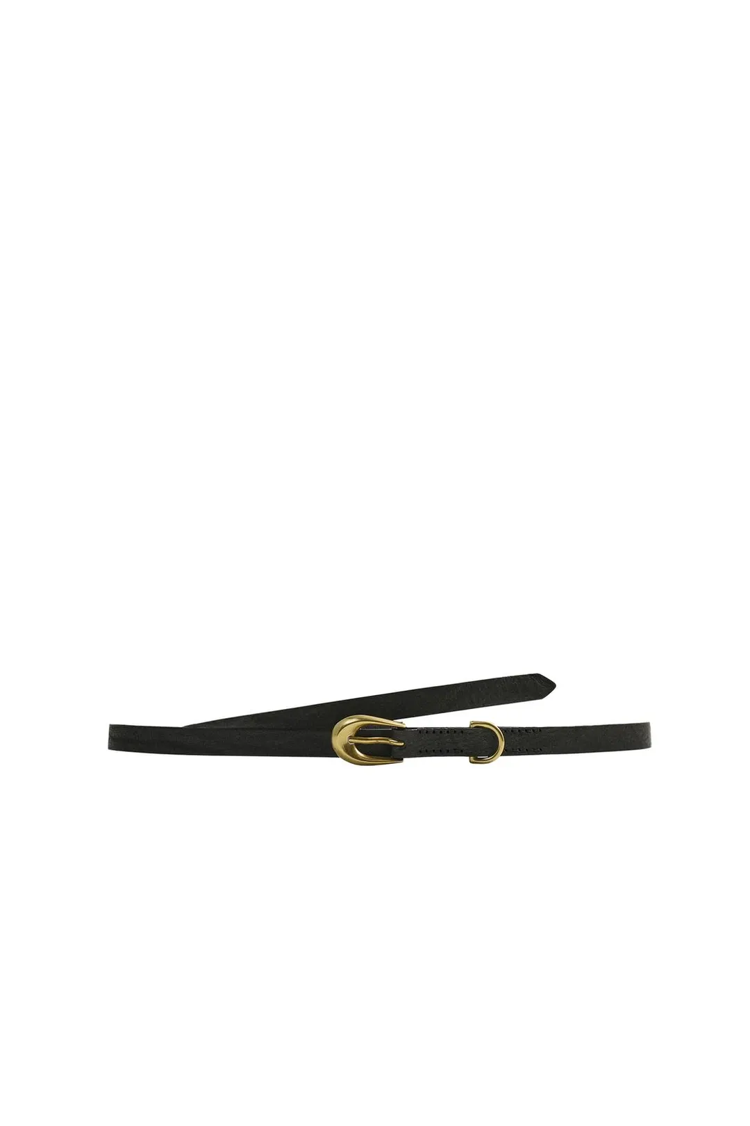 Узкий кожаный ремень, Zara