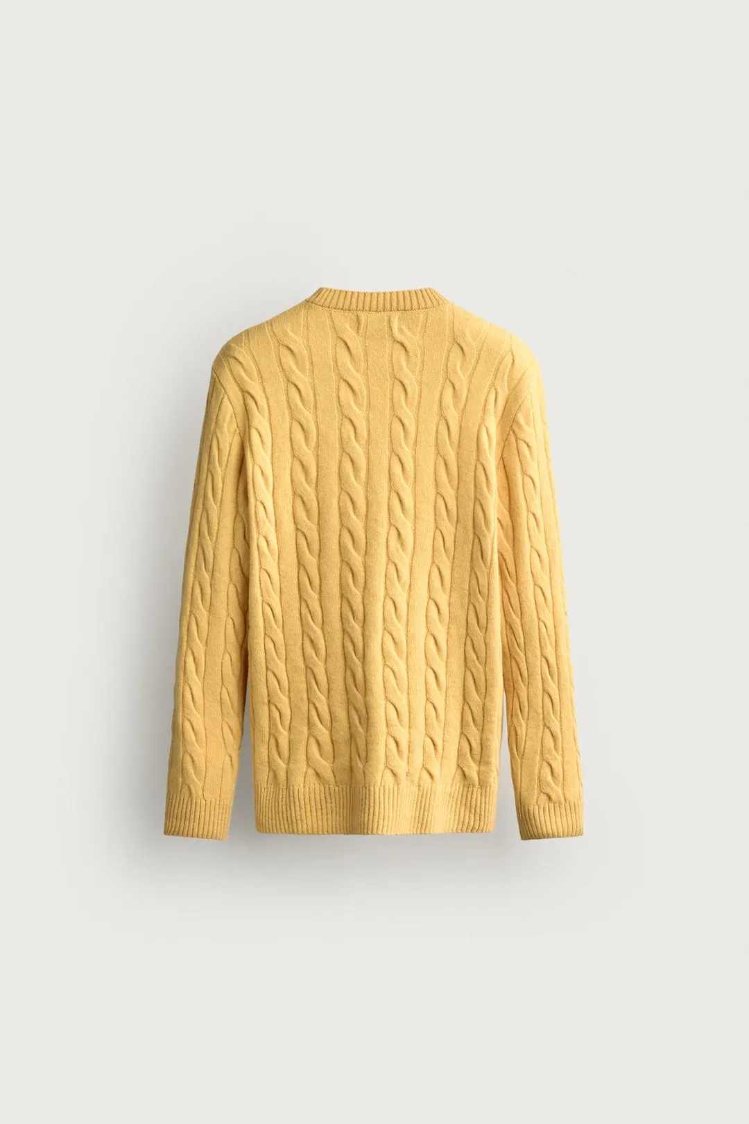 Джемпер стандартного кроя с узором косы, Zara