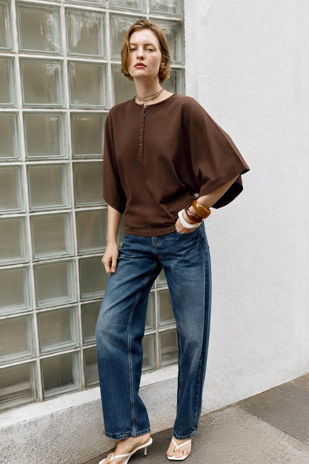 Футболка хенли, Zara