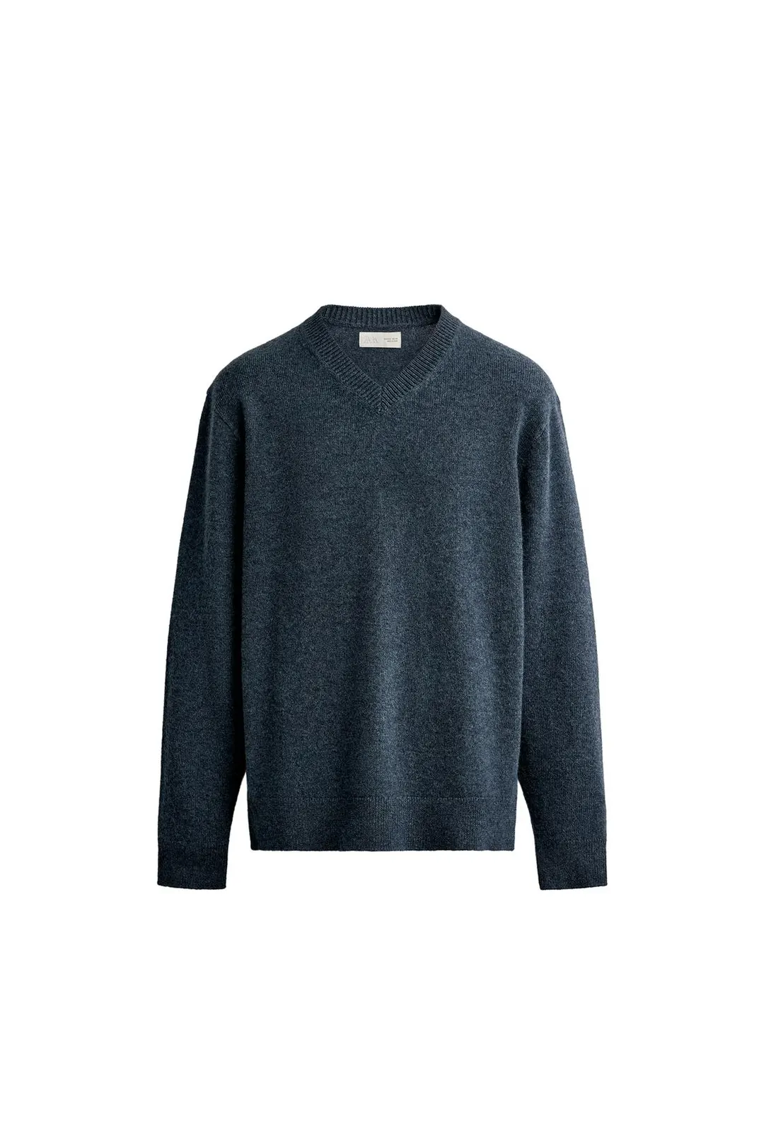 Джемпер из 100% шерсти с V-образным вырезом, Zara