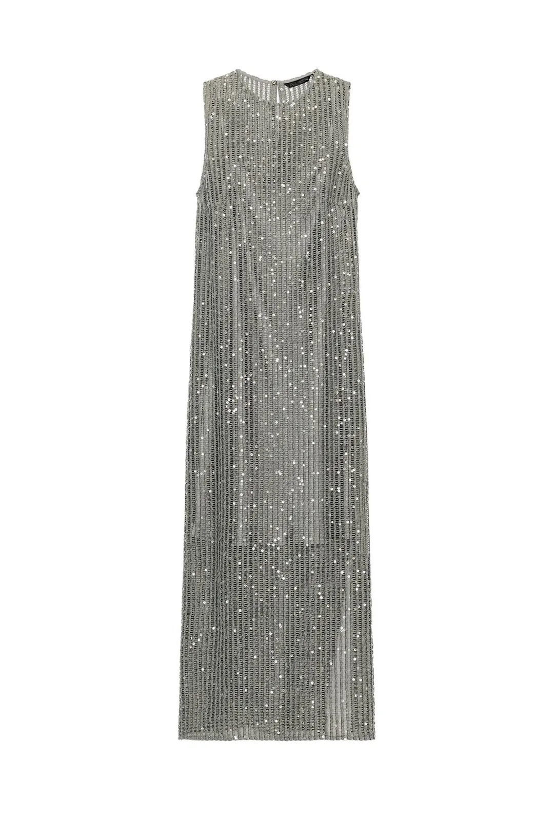 Платье миди с пайетками, Zara
