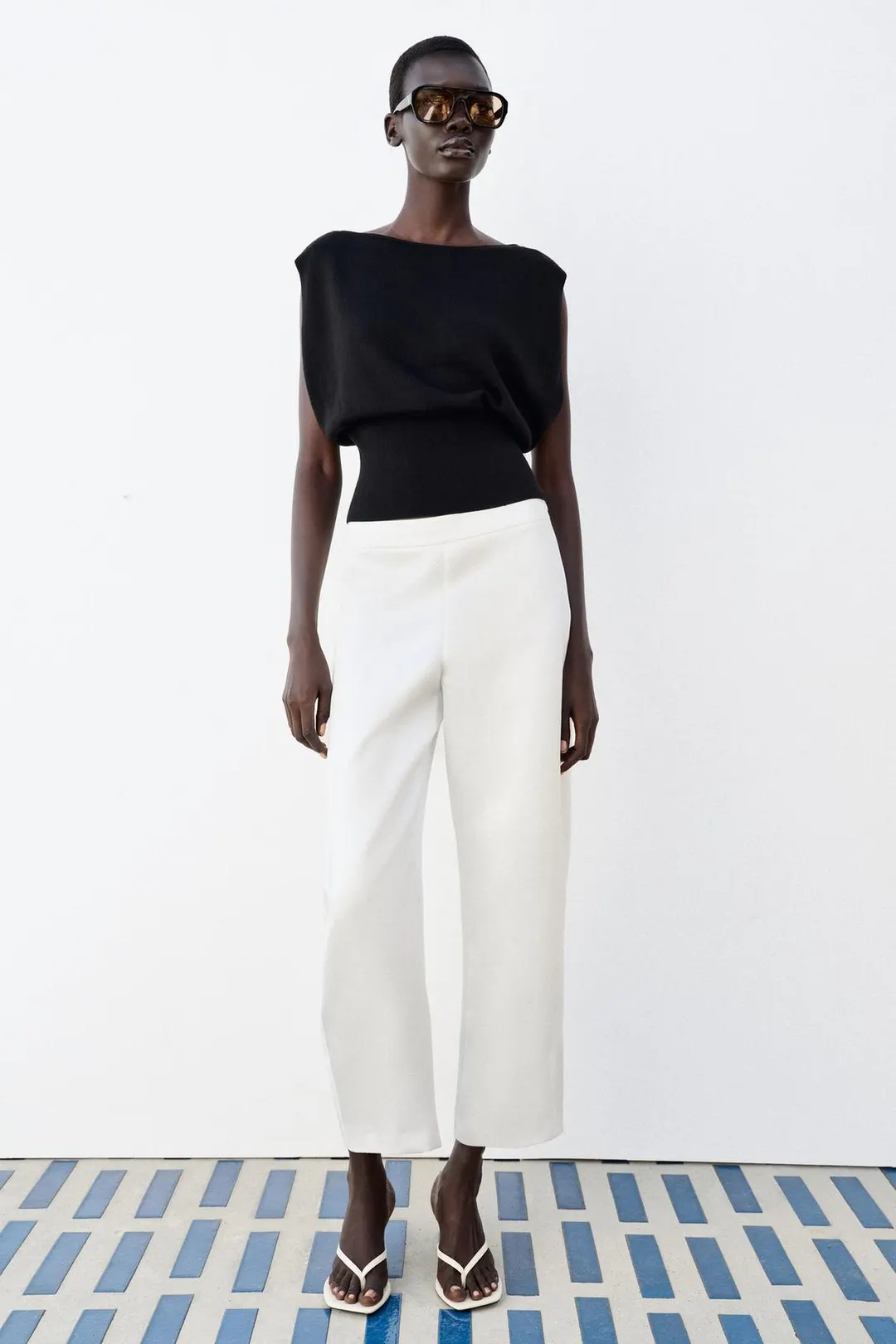 Топ вязаный приталенный, Zara
