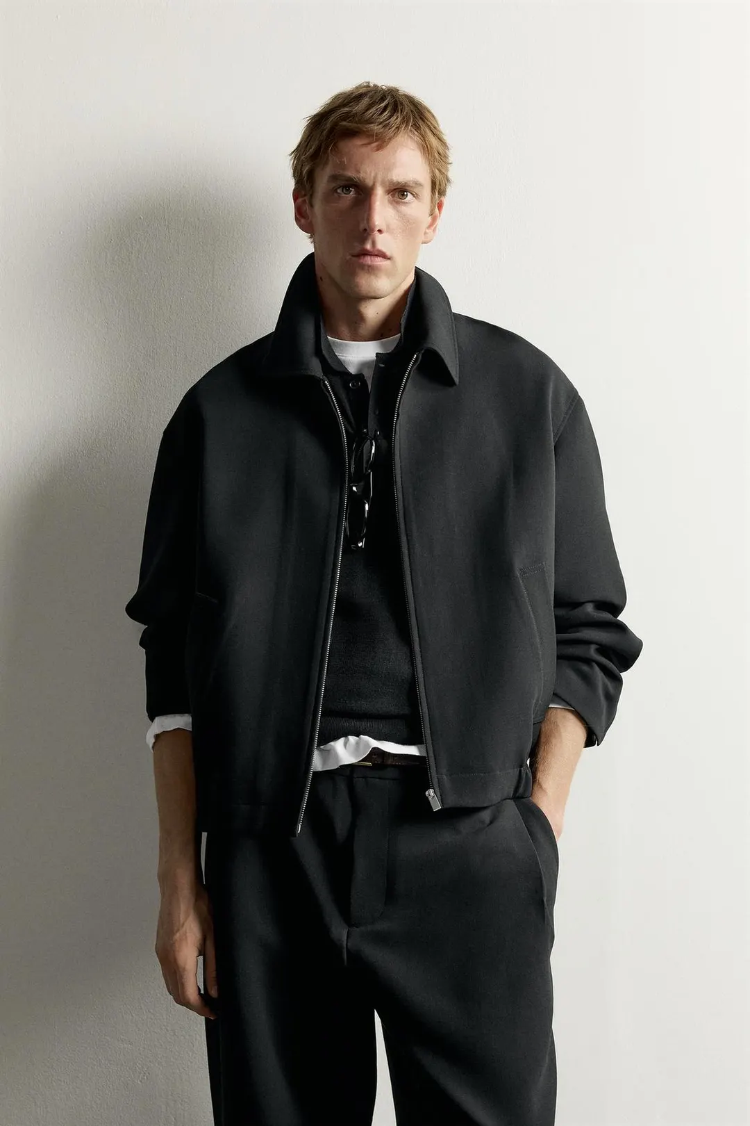 Плиссированный жакет свободного кроя, Zara